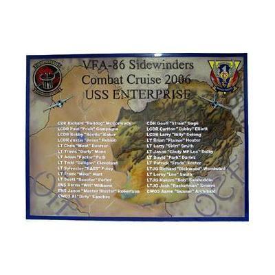 Strike Fighter Squadron 86 Navy Deployment Plaque