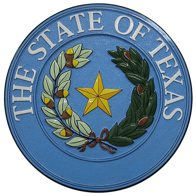 Texas State Seal Plaque
