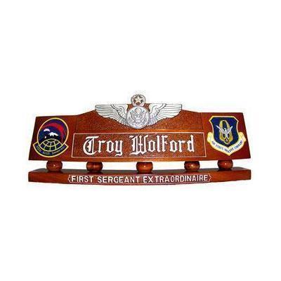 USAF Chief Enlisted Aircrew Desk Name Plate