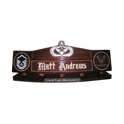 USAF Fuels Desk Nameplate