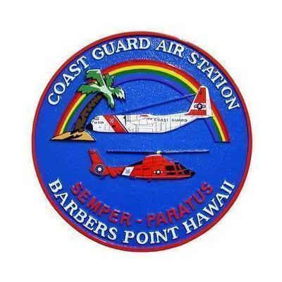 USCG Barbers Point Seal Plaque