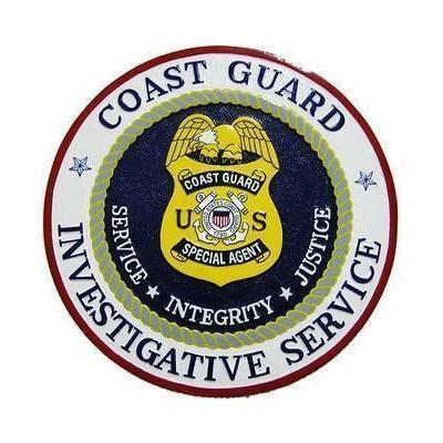 USCG Investigative Service Seal Plaque
