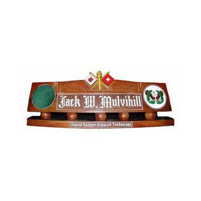 US Army Signal Corps Desk Nameplate