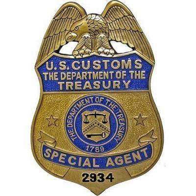 US Customs Special Agent Badge Plaque