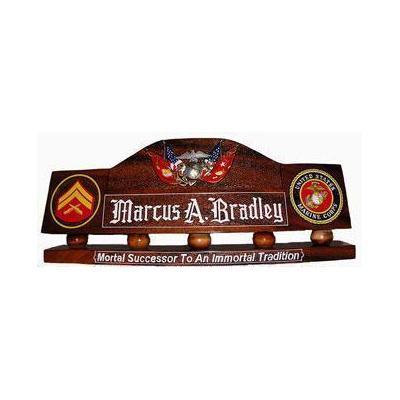 US Marine Corps Mortal Successor Desk Nameplate
