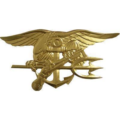 US Navy Seal Trident Badge Plaque