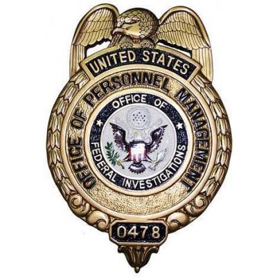 US Office of Personnel Management Badge Plaque