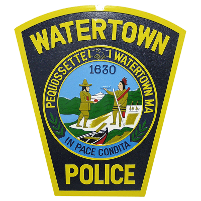 Watertown Police Patch Plaque
