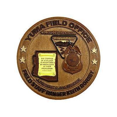 Yuma Field Office Field Staff Ranger Retirement Plaque