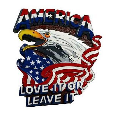 america love it or leave it plaque