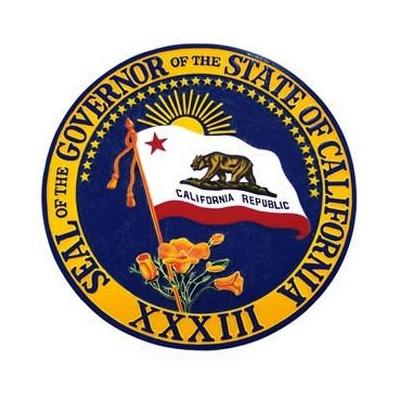california governor seal plaque
