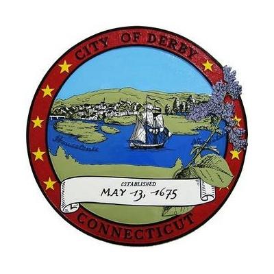 city of derby connecticut seal plaque