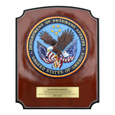 Department of Veterans Affairs Retirement Plaque — additional product photograph 31