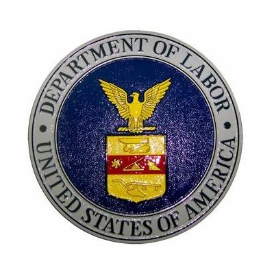 department of labor seal plaque