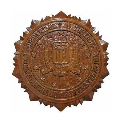 fbi natural seal plaque
