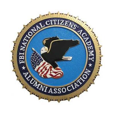 fbi ncaaa national citizens academy alumni association plaque