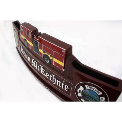 firefighter_fire_truck_desk_name_plate_detail_photograph