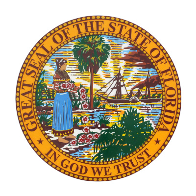 Great Seal of State of Florida Mouse Pad — additional product photograph 1150