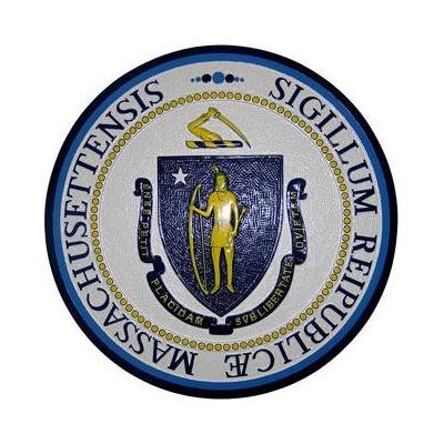 massachusetts state seal plaque