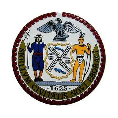 new york city seal plaque