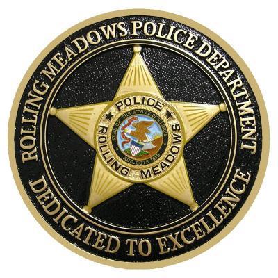 rolling meadows police department plaque v2