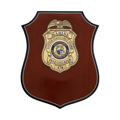 Us Coast Guard Marine Investigator Retirement Plaque — additional product photograph 435