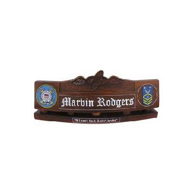 us coast guard desk avionics electrical technician rating badge desk nameplate