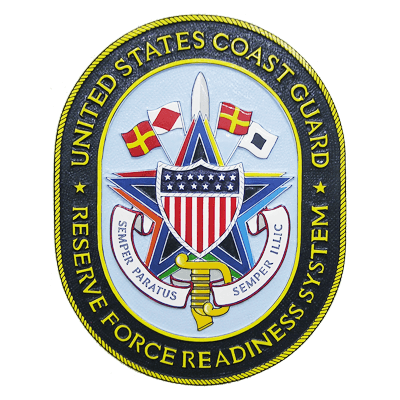 uscg reserve force readiness system plaque