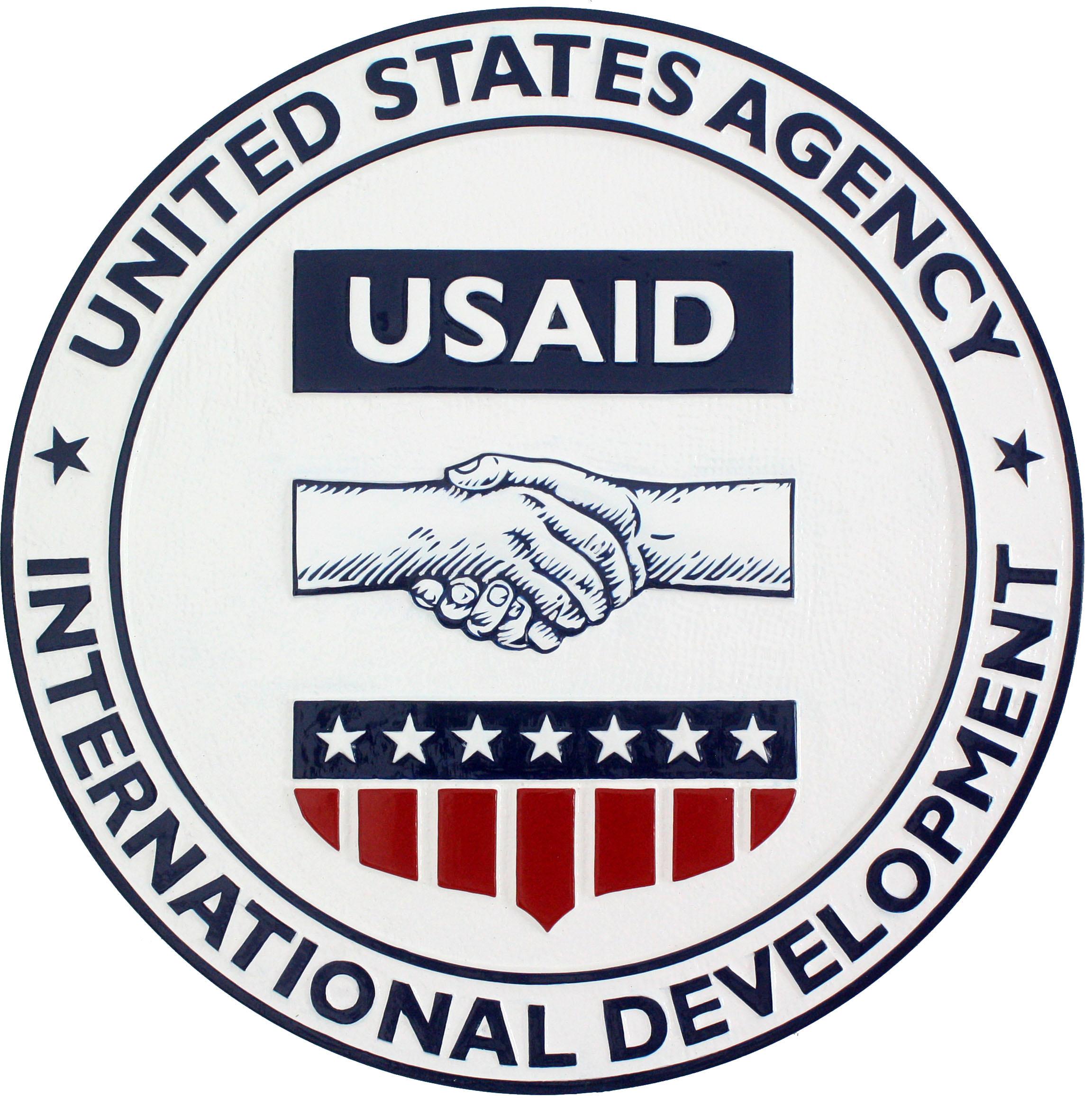 United States Agency International Development USAID Seal Plaque