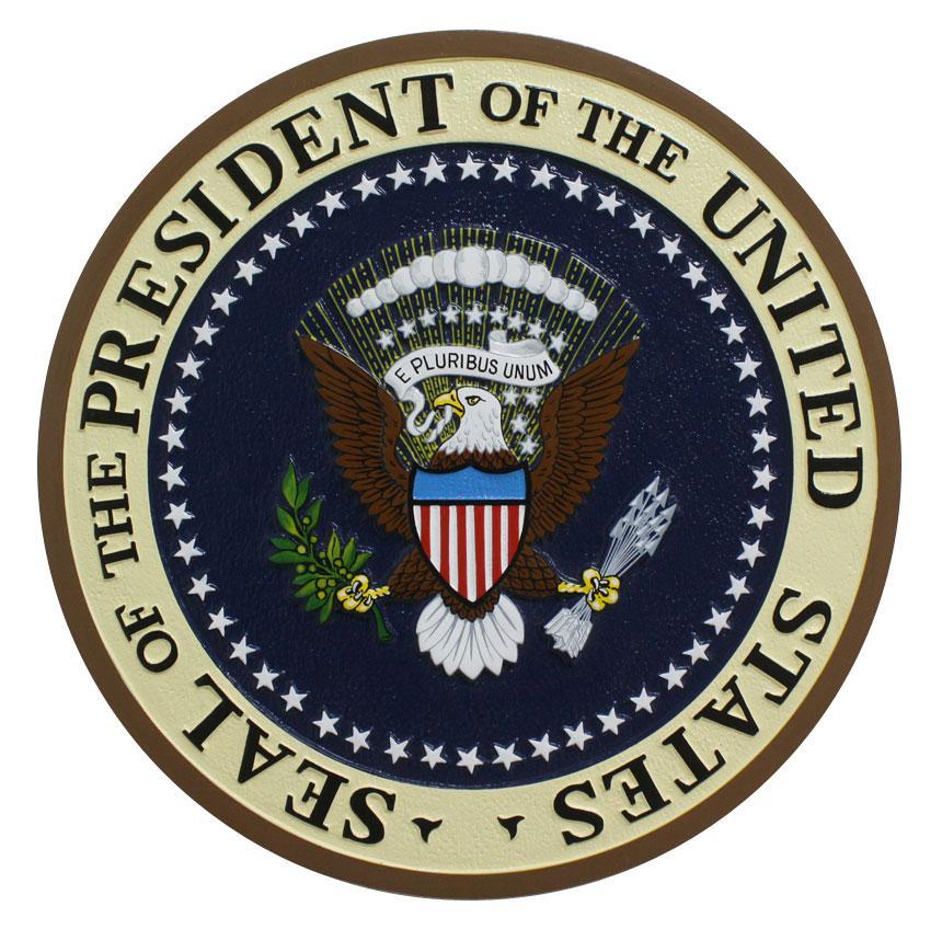 thumbnail image 2 of POTUS Seal Of The President United States USA Self-Adhesive Vinyl Sticker – Glossy, UK Made 2 of 4