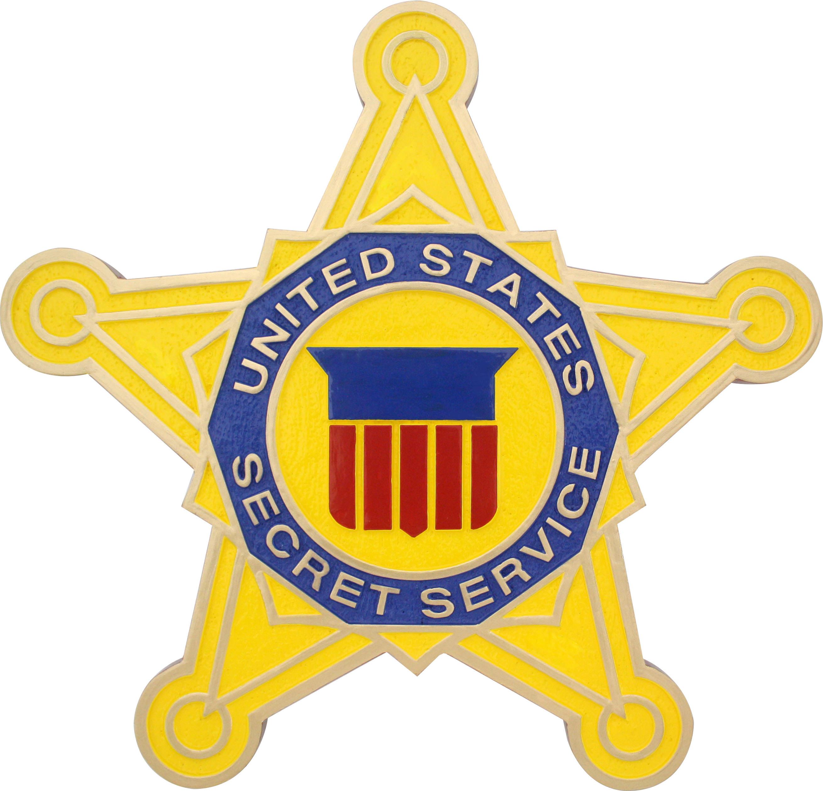 USSS Secret Service w DHS Emblem Marble Desk Plaque Accessory 5X3X.75 