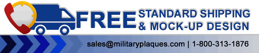 Military Plaques Free Design Service