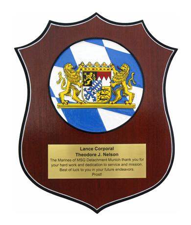 US Marine Corps USMC-Permenent-Change-of-Station-Farewell-Plaque