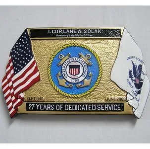 US Army Retirement Plaque