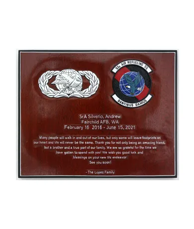 US-Air-Force-PCS-Farewell-Plaque