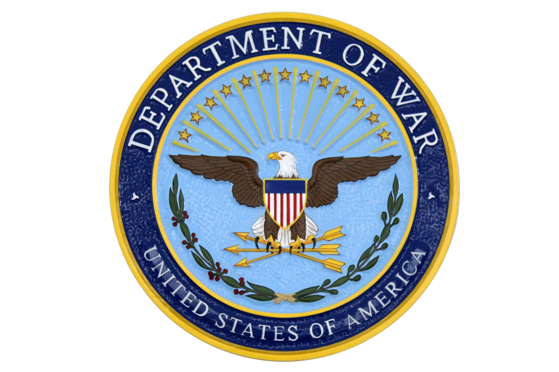 Department of War Seal Plaque